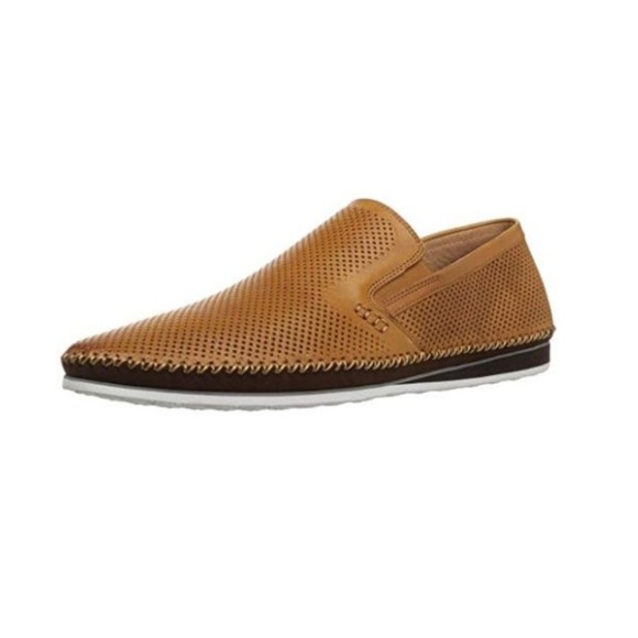 Zanzara | Shoes | Zanzara Merz Leather Slip On Shoes Cognac  display picture 2
